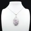 Lepidolite Drop Pendant - 4