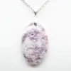 Ovalt Lepidolite hänge - 2