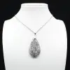 Lepidolite Drop Pendant - 5