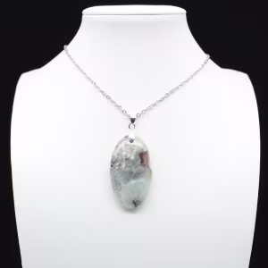 Ovalt Lepidolite hänge