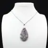 Lepidolite Drop Pendant - 7