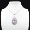 Lepidolite Drop Pendant - 8