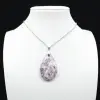 Lepidolite Drop Pendant - 1