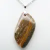Orbicular Jasper Flame Pendant - 2