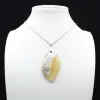 Orbicular Jasper Flame Pendant - 0
