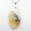Orbicular Jasper Flame Pendant - 2