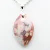 Orbicular Jasper Leaf Pendel - 2