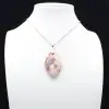 Orbicular Jasper Leaf Pendel - 0