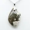 Orbicular Jasper Flame Pendant - 2
