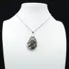 Orbicular Jasper Drop Pendant - 1