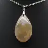 Flower agate drop hänge - 2
