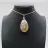 Flower agate drop hänge