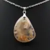 Flower agate drop hänge - 1