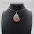 Flower agate drop hänge