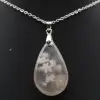 Flower agate drop hänge - 2
