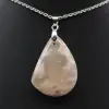 Flower agate drop hänge - 2