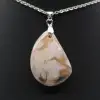Flower agate drop hänge - 1
