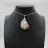 Flower agate drop hänge