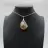 Flower agate drop hänge