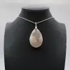 Flower agate drop hänge - 0
