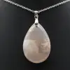 Flower agate drop hänge - 1
