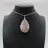 Flower agate drop hänge