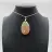 Flower agate drop hänge