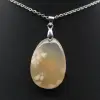 Flower agate drop hänge - 1