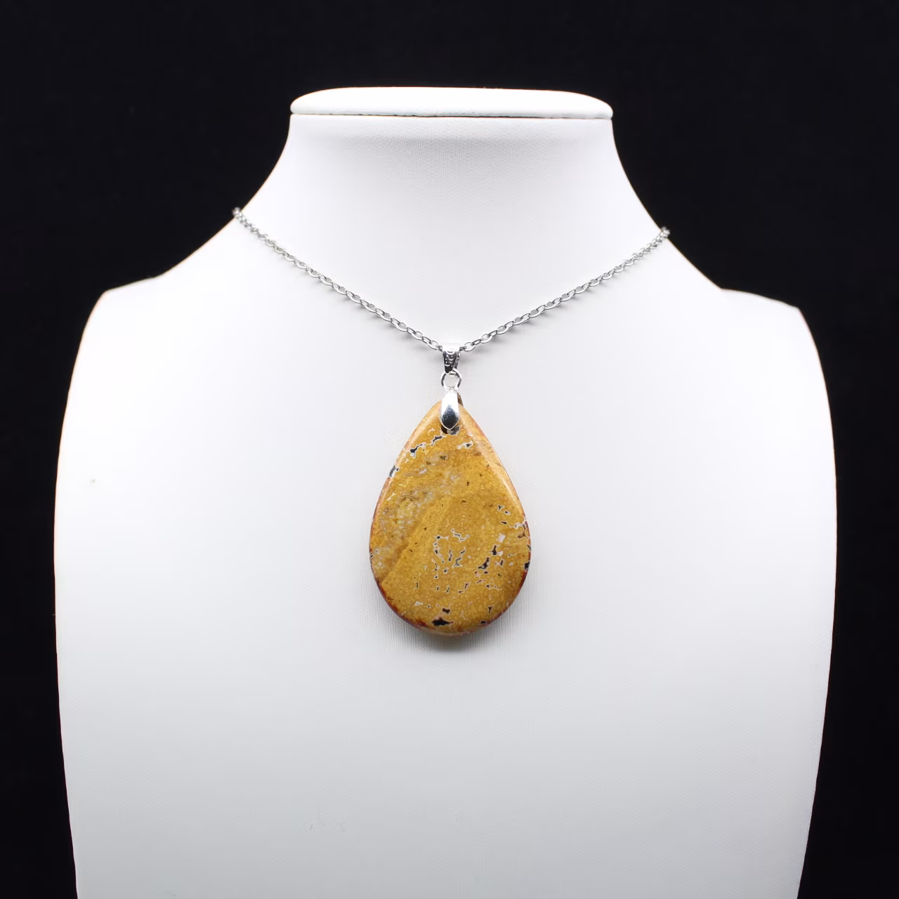 Imperial Jaspis Drop Pendant