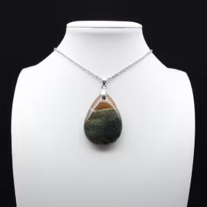 Imperial Jaspis Drop Pendant