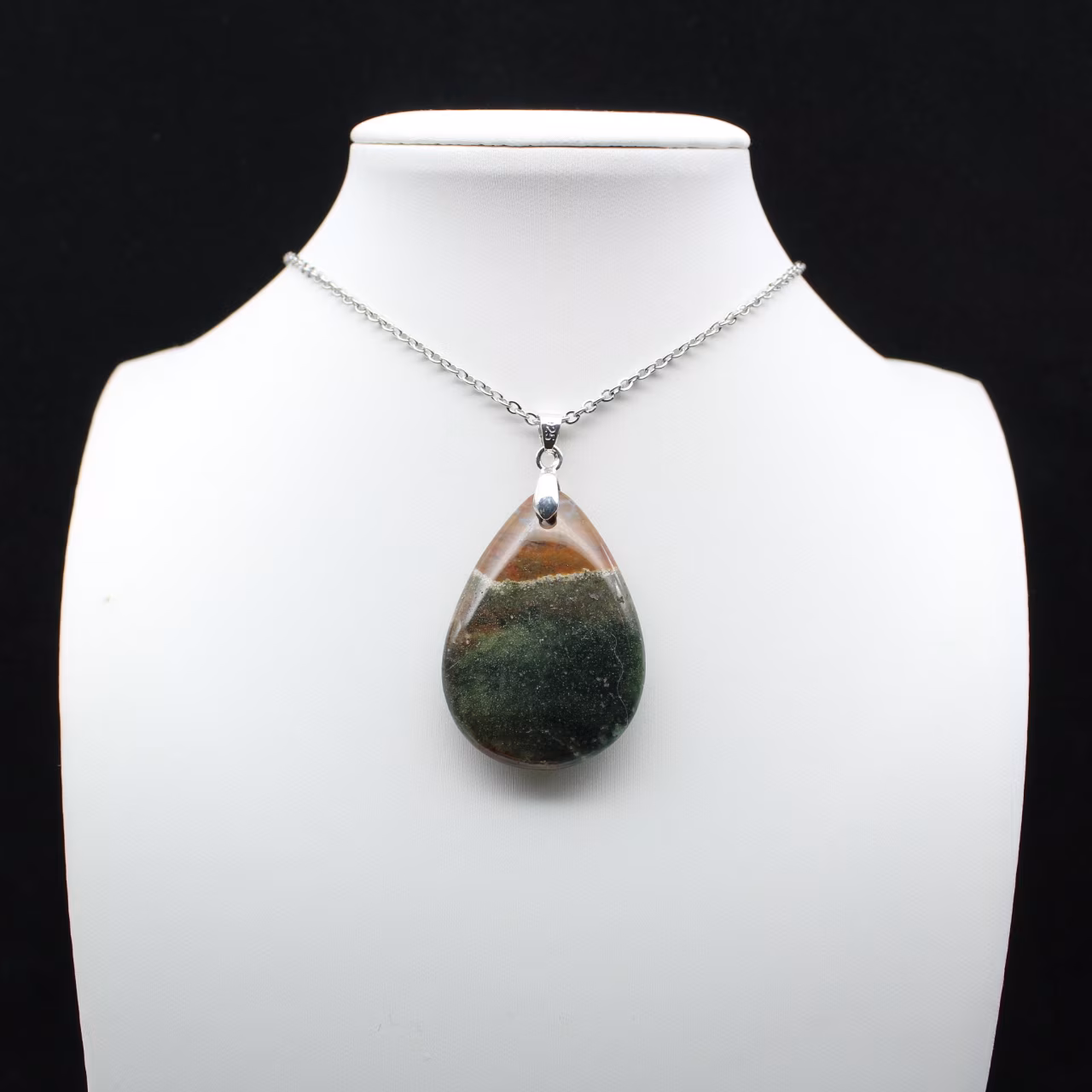 Imperial Jaspis Drop Pendant
