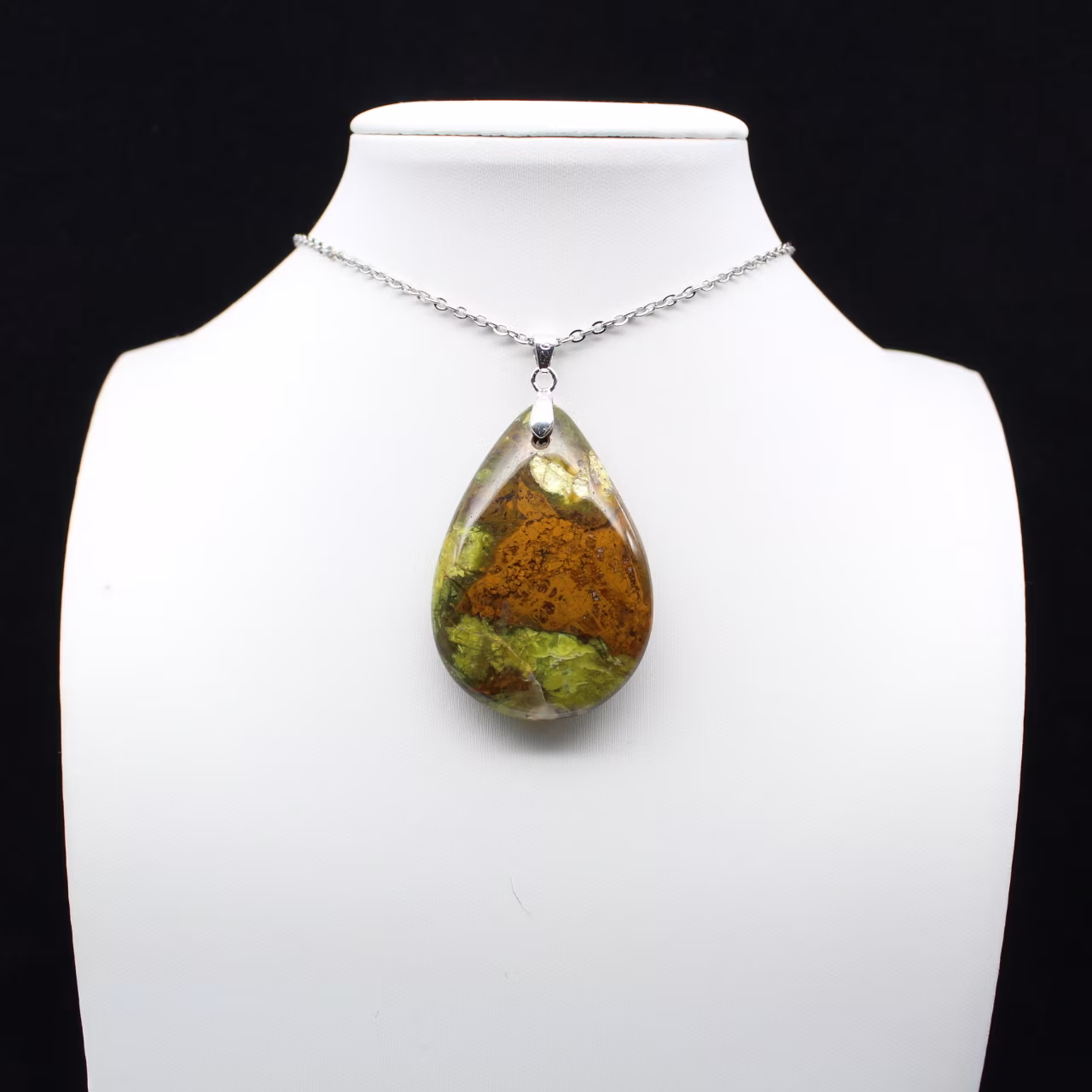 Imperial Jaspis Drop Pendant