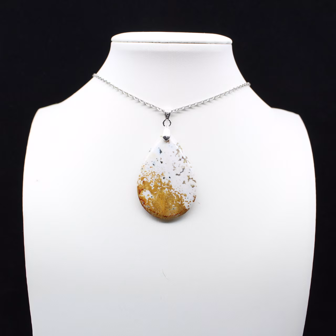 Imperial Jaspis Drop Pendant