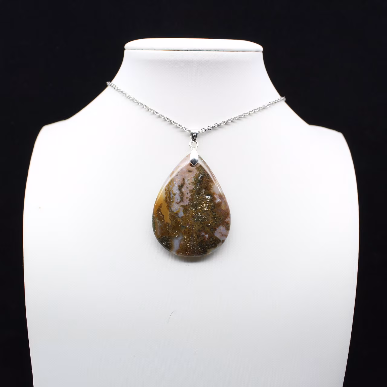 Imperial Jaspis Drop Pendant