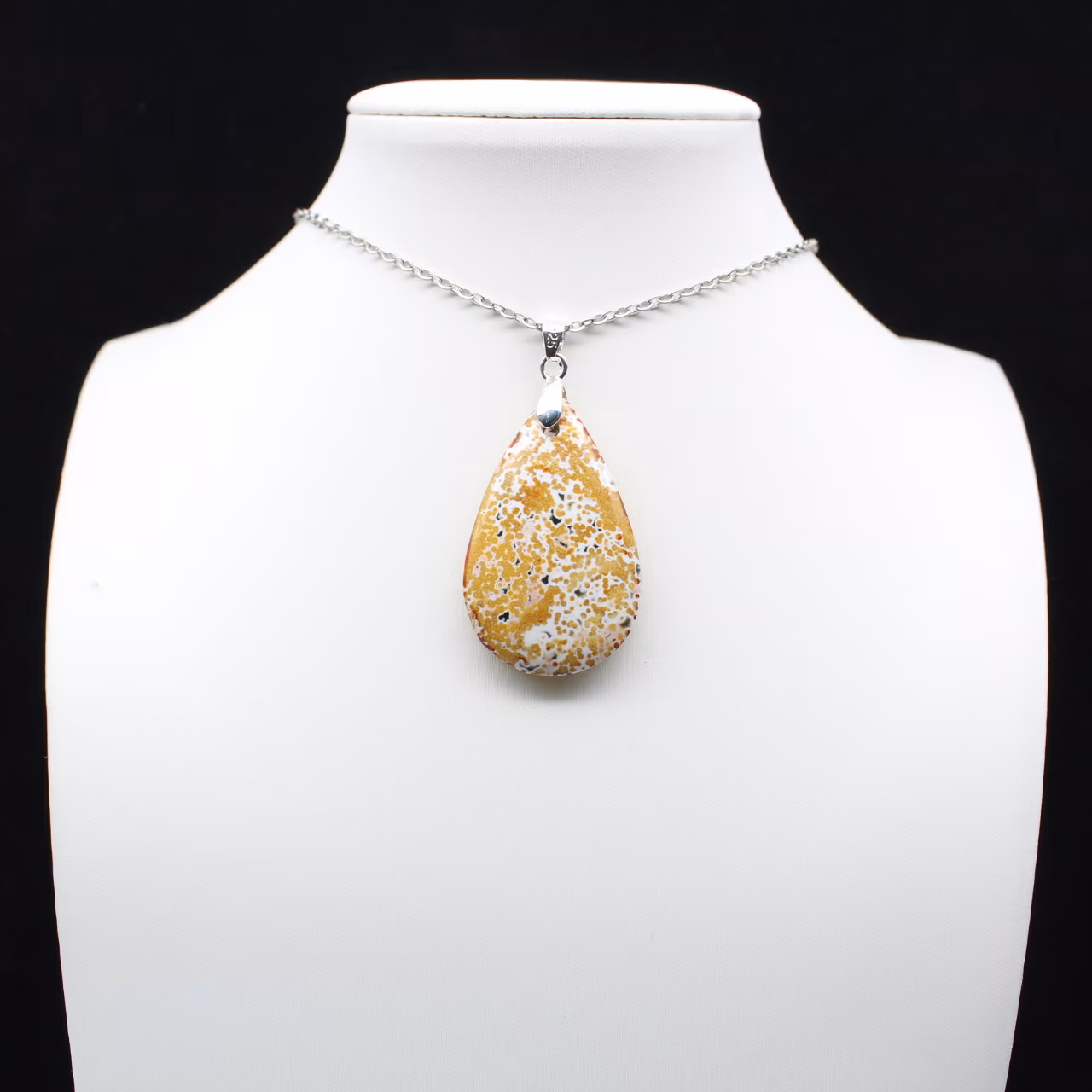 Imperial Jaspis Drop Pendant