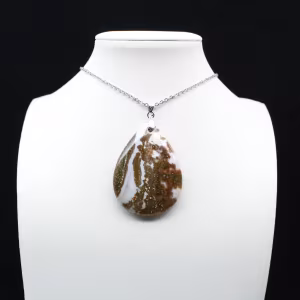 Imperial Jaspis Drop Pendant