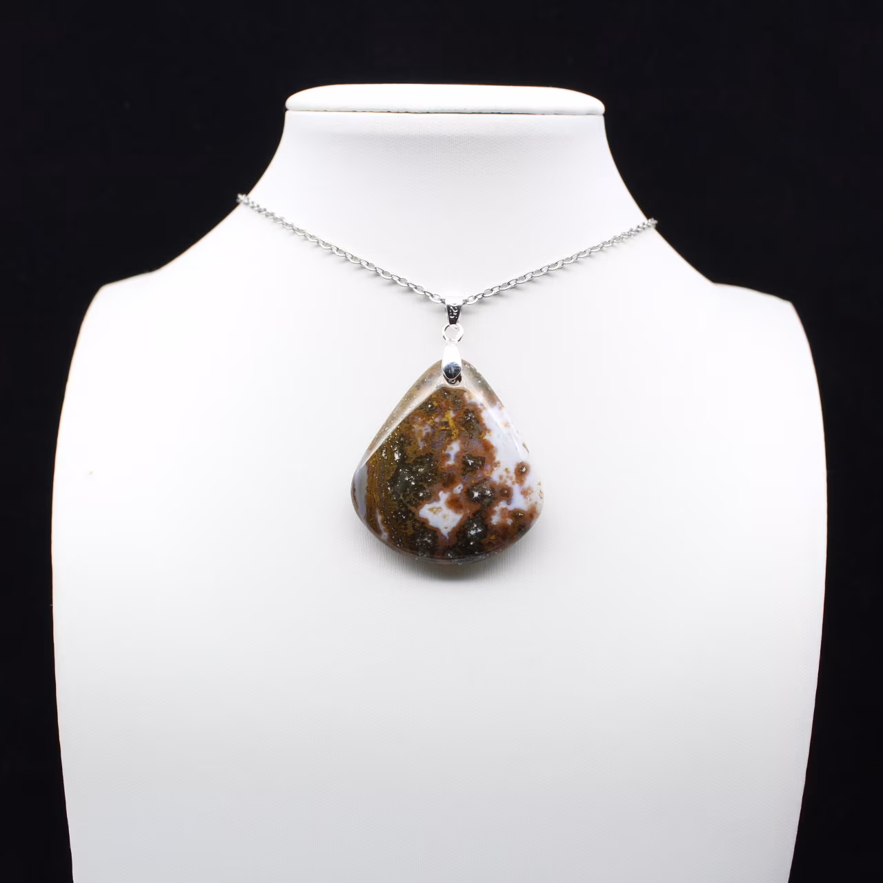 Imperial Jaspis Drop Pendant