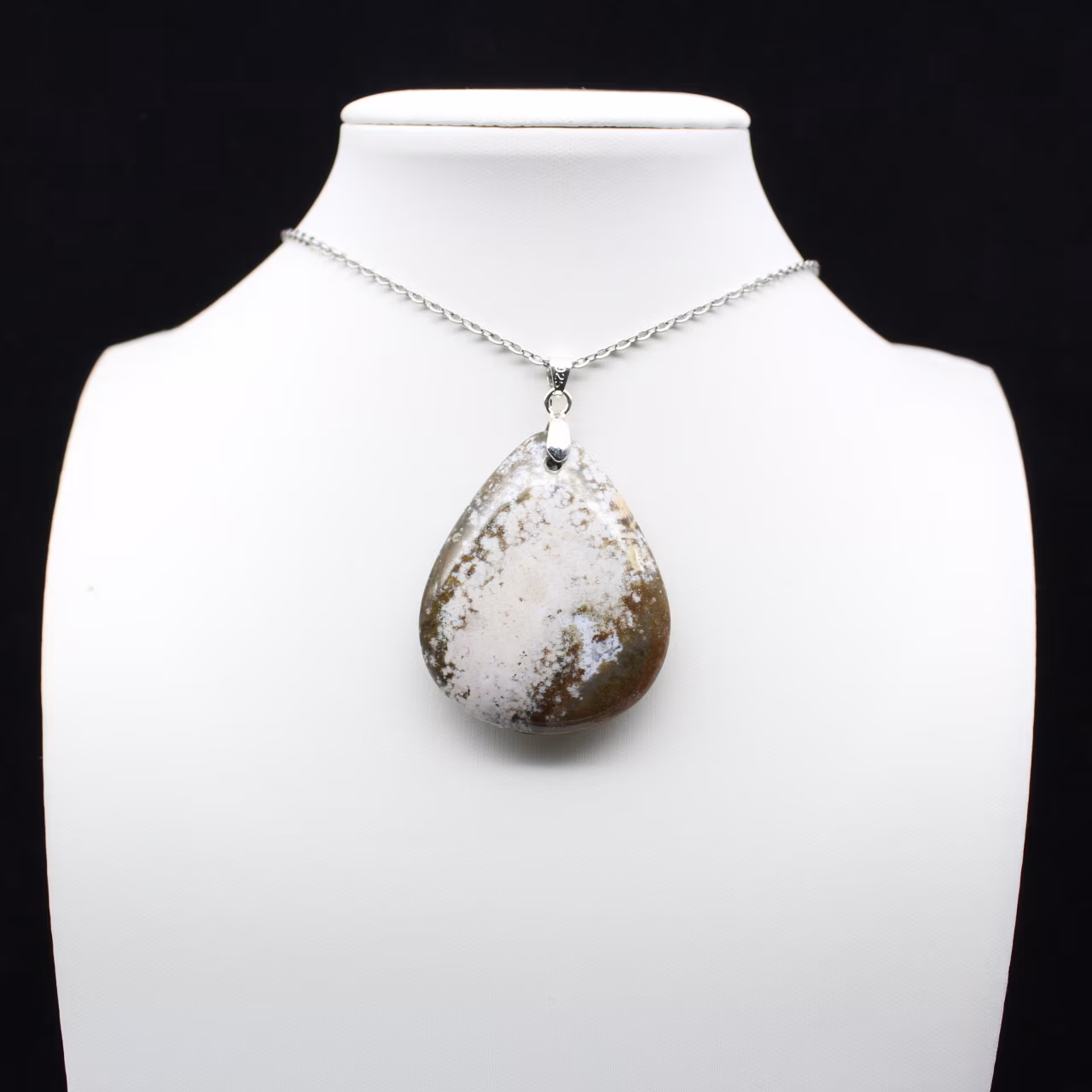 Imperial Jaspis Drop Pendant