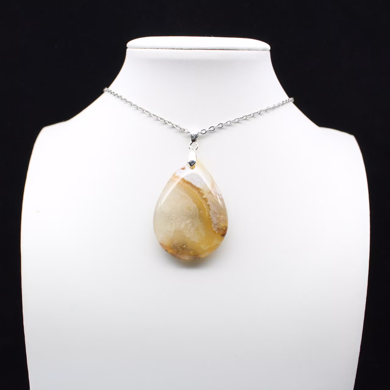 Imperial Jaspis Drop Pendant