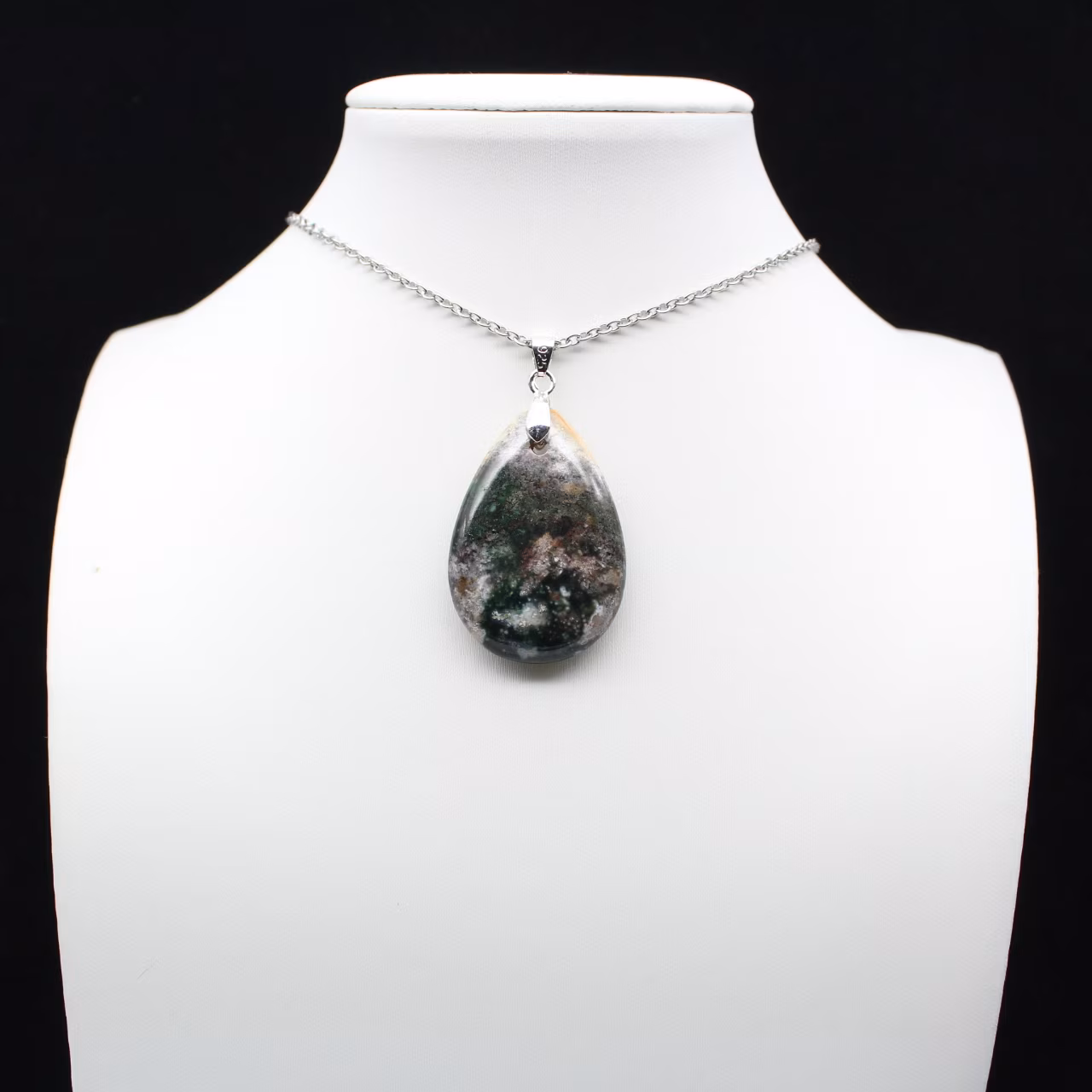 Imperial Jaspis Drop Pendant