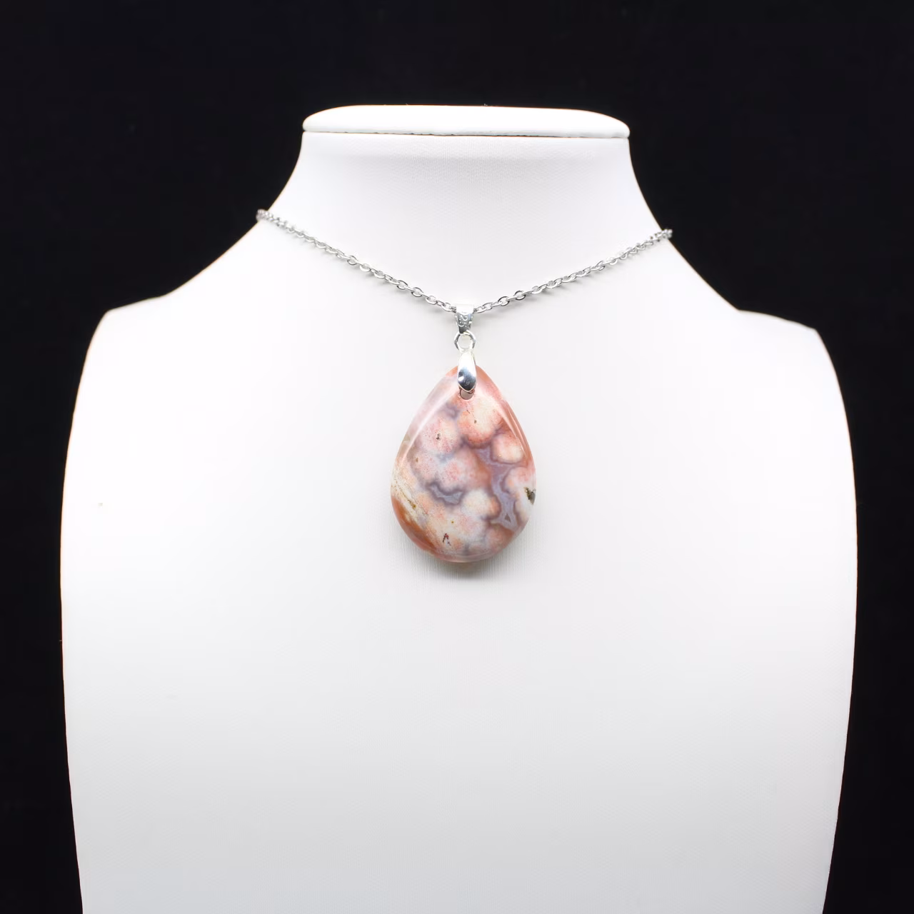 Imperial Jaspis Drop Pendant