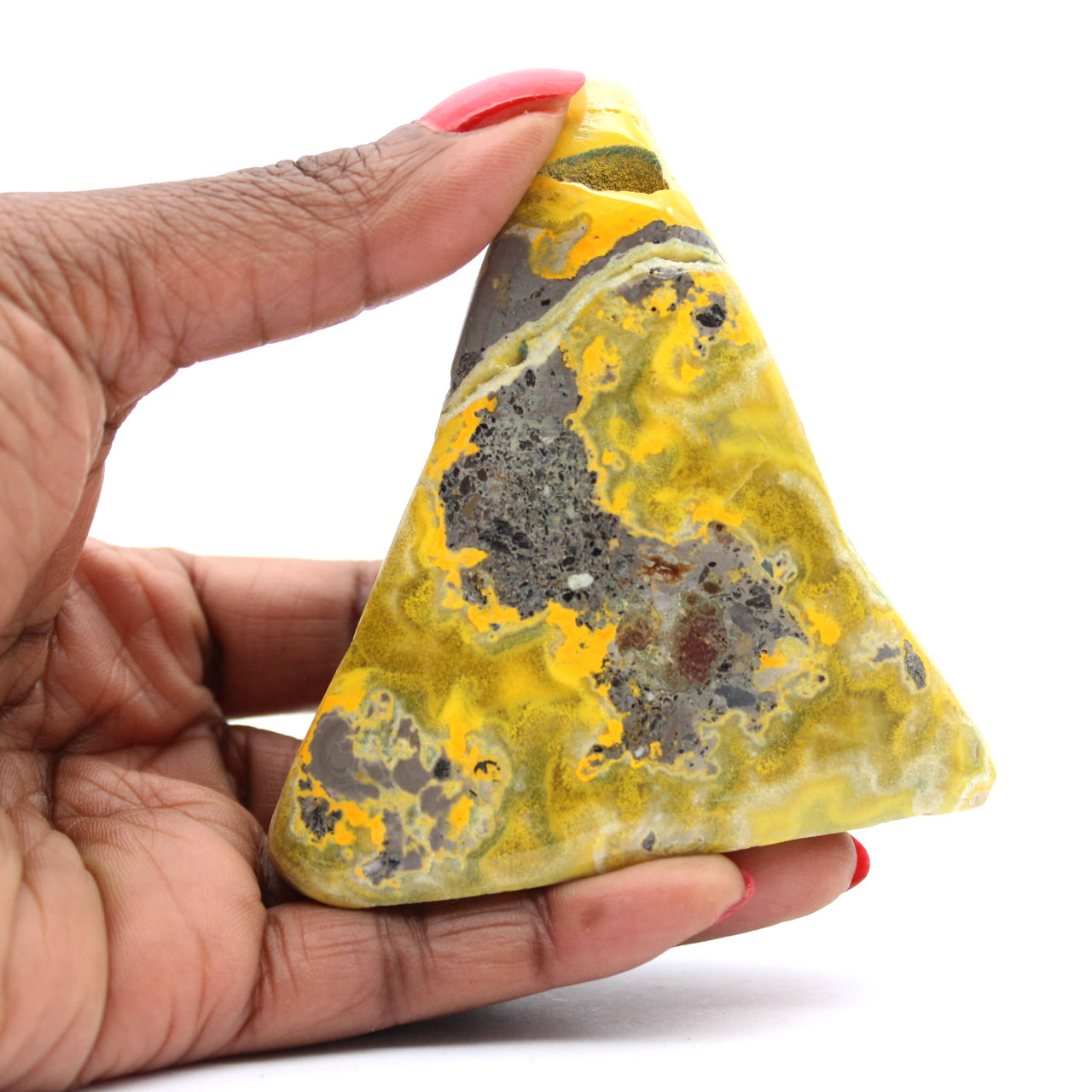 Humla-jaspis-ornament: Mineralskönhet från Indonesien