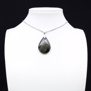 Kambamba Jasper Teardrop hängsmycke
