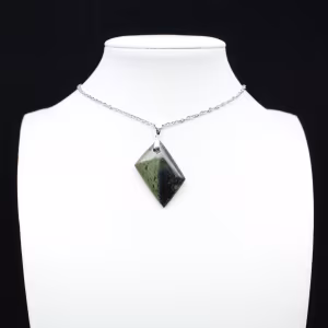 Diamantformat Kambamba Jaspis hänge