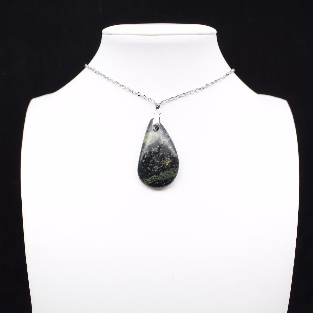 Kambamba Jasper Teardrop hängsmycke