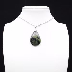 Kambamba Jasper Teardrop hängsmycke