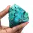Polerad sten Chrysocolla Kongo
