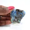 Polerad Azurit Malakit skiva kvalitetsrå mineral - 4