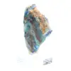Polerad Azurit Malakit skiva kvalitetsrå mineral - 1