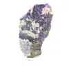 Polerad Fluorit Pyrit sten skiva - 2